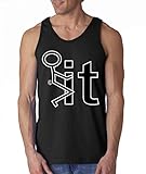 Shop4Ever® F*ck It Men's Tank Top Stick Men's Shirts Funny Tees