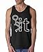 shop4ever FCK It Screw It Stickman Men's Tank Top Medium Black