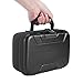 MASiKEN Hard Case for Nebula Capsule II/Nebula Capsule Max Smart Mini Projector, Remote Control USB Driver Accessories Storage Box, Shockproof Water Resistant Travel Carrying Bag - Black