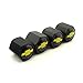 iDoood Set of 4 Car Tire Valve Stem Air Caps Cover + Keychain for Chevy Chevrolet