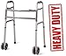 Heavy Duty Bariatric Extra Wide Folding Walker with 5