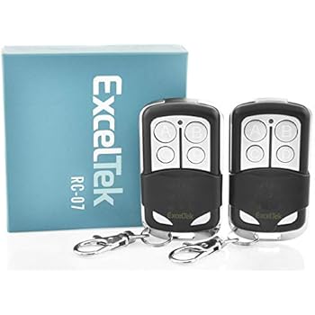 ExcelTek 81LM Compatible Garage Door Remote Control with Green Learn Button Liftmaster Chamberlain Craftsman 82LM 83LM 139.53879 139.53859 (2 Pack)