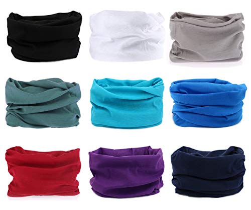 Toes Home Outdoor Magic Headbands Bandana Scarf Neck Gaiter Hairwraps Face Mask UV Resistence Seamless Headwear 9PCS