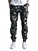 OCHENTA Men's Slim Fit Chino Jogger Cargo Pant #1235 Army Camo 30