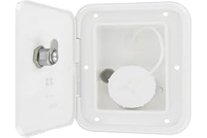 VALTERRA A01-2002VP White Carded Universal Gravity Inlet Hatch