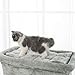 Ipet Home Cat Tower, Cat Tree and Condos for Large Cats, Kittens and Cats Activity Play House, Cat Furniture with Large Plush Perch, Fully Wrapped Scratching Sisal Posts, Greythumb 3