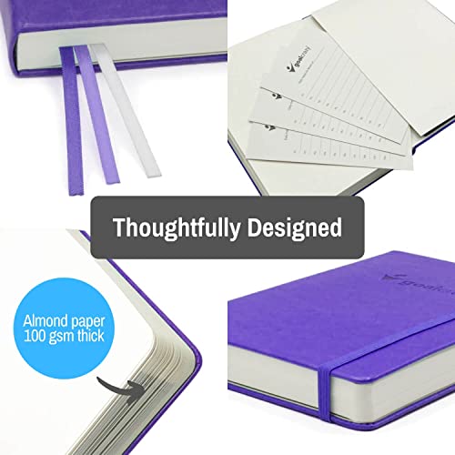 Goal Crazy Undated Planner 90 Day Guided Journal, 2022 2023 Weekly Organization, Productivity