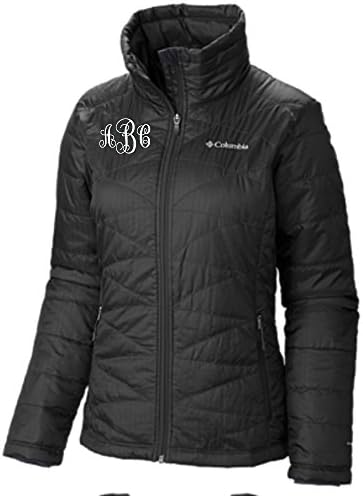 Monogrammed Columbia Women's Mighty Lite III Insulated Jacket (xxx-Large, Black)