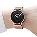 AESOP Women's Watches Rose Gold,Thin Watches for Women,Ladies Watch Black and Gold,reloj para mujer,Womans Watch Simple Casual Wrist Watches Big Lady Watch,Stainless steel Waterproof Minimalist Watch