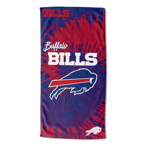 Northwest NFL Chicago Bears Unisex-Adult Beach Towel, 30 x 60, Psychedelic
