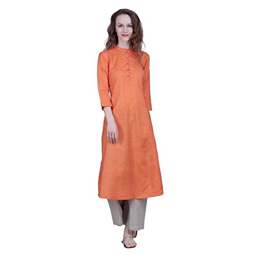 Orange plazo with kurti Clearance
