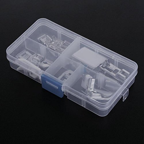 11pcs Domestic Sewing Machine Presser Foot Kit With Box Brother Singer Janom Sewing Machines Foot Tools Accessory