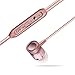 Earbuds,E&jing Earphones In Ear Wired Headphones 3.5mm Jack Stereo Noise Cancelling Headphones with In-line Mic and Remote Control(Rose Gold)