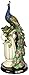 Design Toscano Peacock's Sanctuary Home Decor Statue 17 Inch Full Color