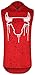 UPSCALE Mens Chicago Bulls Inspired Sleeveless Hoodie Shirt RED L