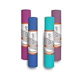 Sprive Dual Color TPE Mat (6mm) for Yoga, Pilates, Burpee, Core Exercises, Health, Fitness, Interval Training. Extra length and width 72