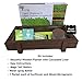Microgreens Growing Kit with Beautiful Wooden Countertop Planter, Soil & Organic Sunflower, Rambo Radish and Mixed Salad Seeds for 2 Crops. 100% Guaranteed to Grow.thumb 1