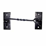 Renovator's Supply Wrought Iron Cabin Hook Black Rustproof Finish 6 in.