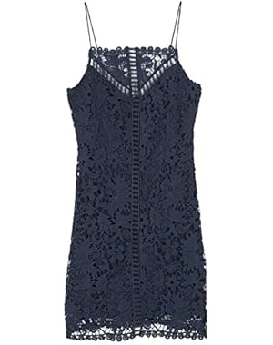 Mango Women's Shift Guipure Dress!