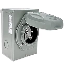 Miady 30 Amp Generator Power Inlet Box, NEMA 3R