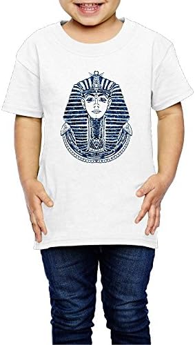 DSEPAA Bling Bling Egypt Pharaoh Boys' Girls' Cotton Short Sleeve T-Shirt 2 Toddler