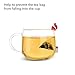 DODOGA Tea Bag Holder for Cup Hanging Tool Cute Squirrel Cup Markers for Drinks Drink Marker Wine Marker Made of food-grade 100% BPA free Silicone for Hanging Tea Bags, candy colors, 15Pack
