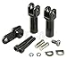 TCMT Passenger Foot Peg Mount Kit Fits For Softail Slim FLS 2012-2017 Softail Slim S FLSS 2016-2017 Cross Bones FLSTSB 2008-2011 Replaces For 50932-08