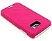Bastex Galaxy S7 Edge Case, Hot Pink Hidden Back Mirror Wallet Case with Stand Feature and Card Holder for Samsung Galaxy S7 Edge G935