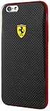FERRARI Cell Phone Case for iPhone 6/6S - Retail Packaging - Black/Black