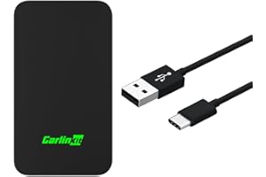 CarlinKit 5.0 Wireless CarPlay/Android Auto Adapter USB for Factory Wired CarPlay Cars (Model Year: 2015 to 2024), Wireless CarPlay/Android Auto Dongle Convert Wired to Wireless,Fit In-Dash Navigation