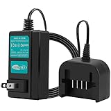 Creabest LBXR20 Lithium Battery Charger 90590282 for Black and Decker 20V Max Lithium Battery LBXR20 LBXR20-OPE LB2X4020 LBX4020 LB20 LBX20 LBXR2020-OPE LCS1620 US Plug (NOT for Ni-MH/Ni-Cd Battery)