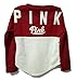 CFD Womens Mix Color Letters Printed Long Sleeve Sweatshirts L Red