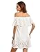 Floerns Women's Off Shoulder Ruffle Loose Tunic Shift Dress