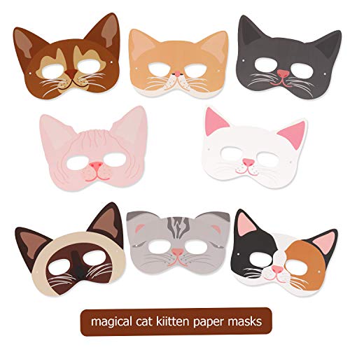 1 Masks+Kitten+Halloween+Party+Costumes