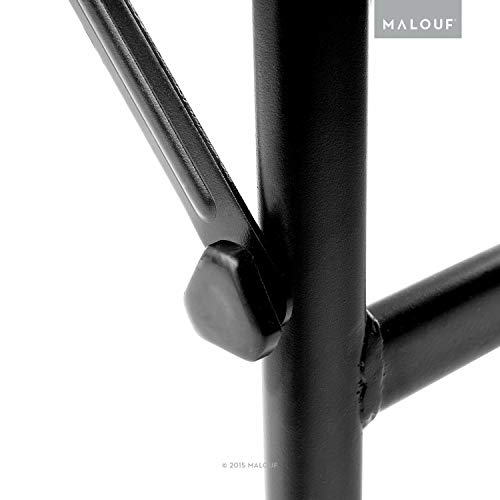 MALOUF Structures Highrise Foldable Bed Frame & Mattress Foundation - 18" Deluxe Height - Twin XL