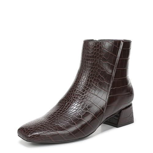 Naturalizer Women's Hadley Ankle Boot Chocolate Bar Croco 5 M