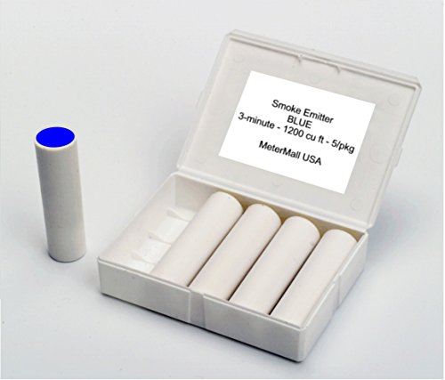 MeterMall S104B BLUE Colored Smoke Emitter Cartridges, 3-4 min, 1200 cu ft