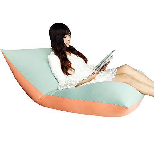 8位：えびす-Japan RAKU ビーズクッション オレンジグリーン ロング（画像は『Amazon.co.jp』より引用）