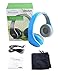 Beyution Wireless Bluetooth Headphones Over-ear HiFi Stereo Headset Built in Mic-phone with Retail Package (Sky Blue color)