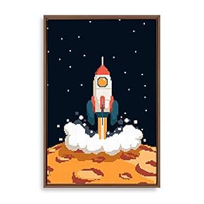 signwin Framed Canvas Wall Art Cartoon Children