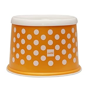 Cello Fusion Plastic Tuffy Stool, Gold