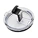 LJY Spill & Leak Proof Tumbler Lid for Yeti Rambler and RTIC Tumblers, 30 oz, 3-Pack (Transparent)
