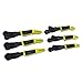 6pcs Salon Croc Hair Styling Clips-Sectioning Plastic Alligator Hair Clip For Thick Hair-Non-Slip DIY Accessories Hairgrip for Women and Girls (Yellow)