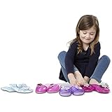 Melissa & Doug Role Play Collection, Step In Style! (Dress-Up Shoes, Pretend Play, Set of 4 Pairs, Great Gift for Girls and Boys - Best for 3, 4, and 5 Year Olds)