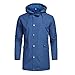 Romanstii Mens Jacket Lightweight Windproof Fashion Raincoat Mens Waterproof with Hood Long,Unisex,for Any Outdoor Activities