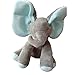 Animated Talking Singing Elephant Plush Toy ,Baby Animated Elephant Plush Cute Toys gift Stuffed Doll for Baby Tollders Kids Boys Girls Gift Present(blue)