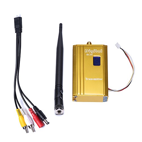 Hikity Updated 1.2G 1.5W High Power Wireless Audio Video AV 8CH