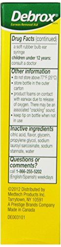 Debrox Drops Earwax Removal Aid drops,1/2 FL OZ