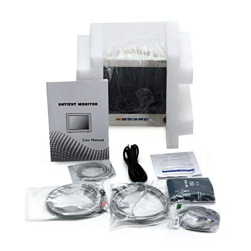 funwill 12.1 Inch Color Portable Vitals Machine Patient Monitor with 6 Standard Parameter, with Lithium Battery (US Shipping)