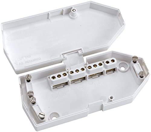 Ashley J501 Low Profile Torpedo Shaped Downlighter Junction Box 16A by Hager Ashley/Klik. Pack of 10